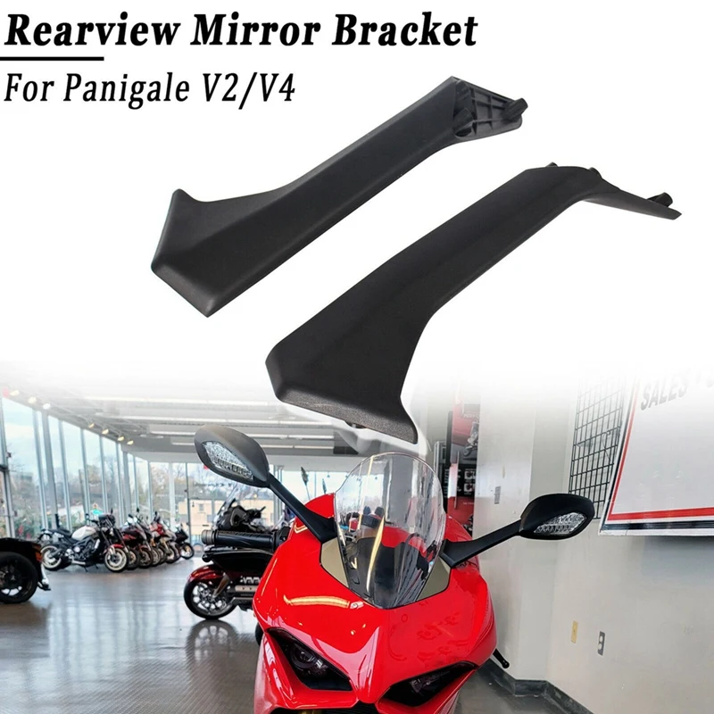 Motorcycle Rearview Mirror Base For DUCATI Panigale V4 2018-2022 V2 2020 2021 Side Mirrors Mounts Holder Brackets