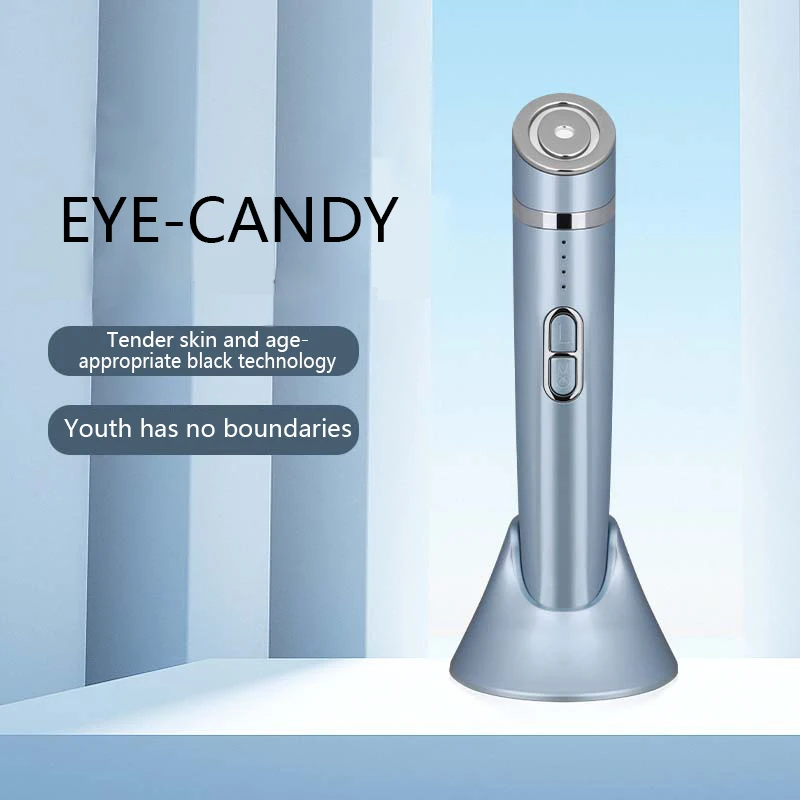 Eye Messager RF Radio Electroporation Beauty Pen EMS Frequency LED Face Lifitng Skin Rejuvenation Wrinkle Remover