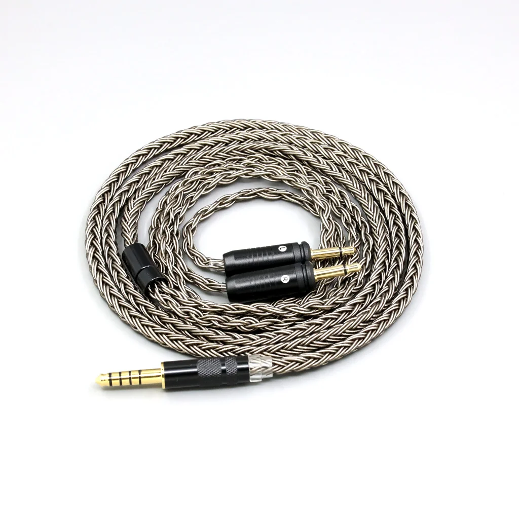 

16 Core Grey Silver plated Dual 3.5MM Aduio Earphone Cable For Focal Clear Elear Elex Elegia Stellia Celestee radiance 8839