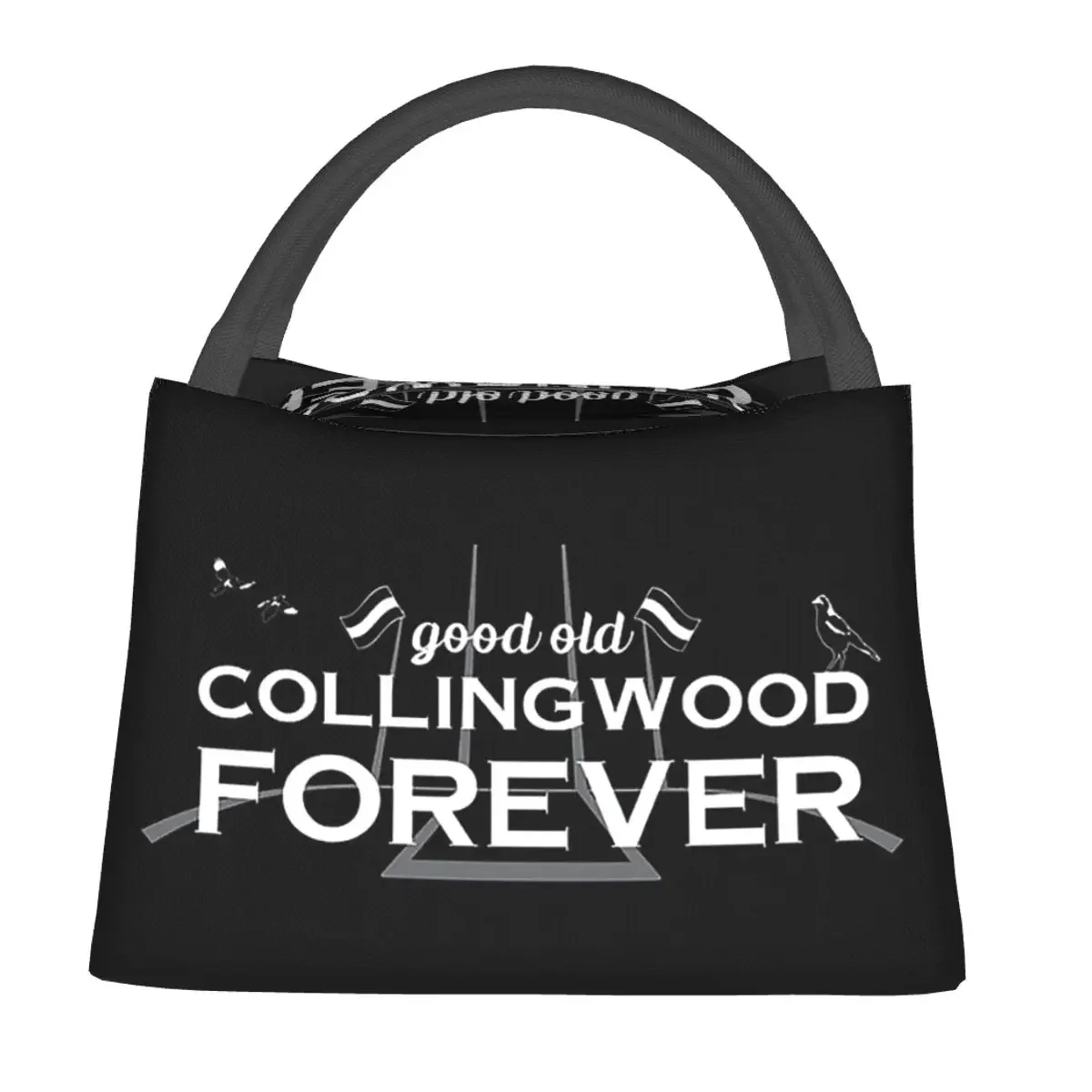 Good Old Collingwood Forever Collingwood Theme Song Lunch Bags Insulated Bento Box Picnic Bags Cooler Thermal Bag for Woman