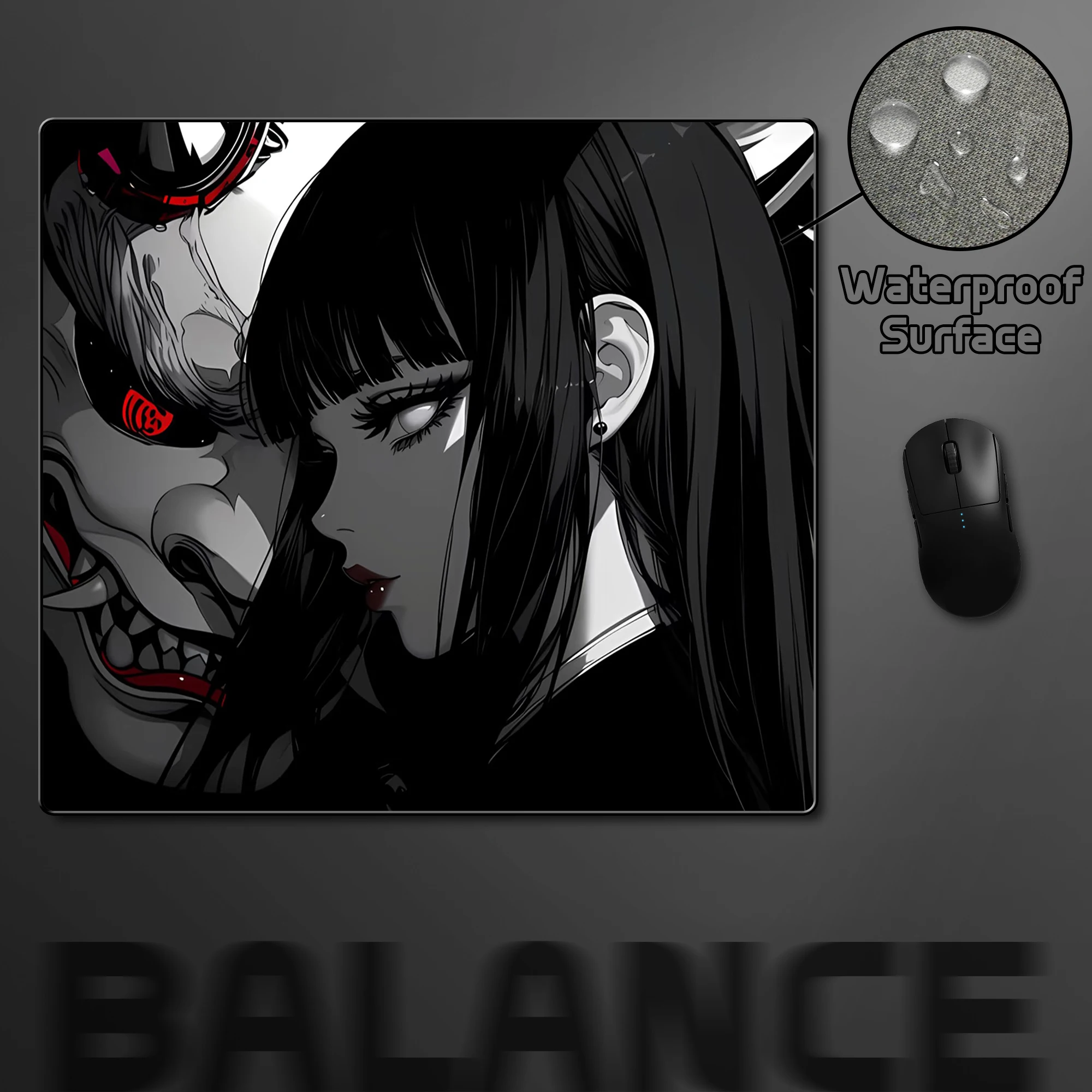 Anime mousepad jogo profissional hinata e-sportsgaming mouse pad gamer decoração de mesa almofada de borracha antiderrapante mouse pad