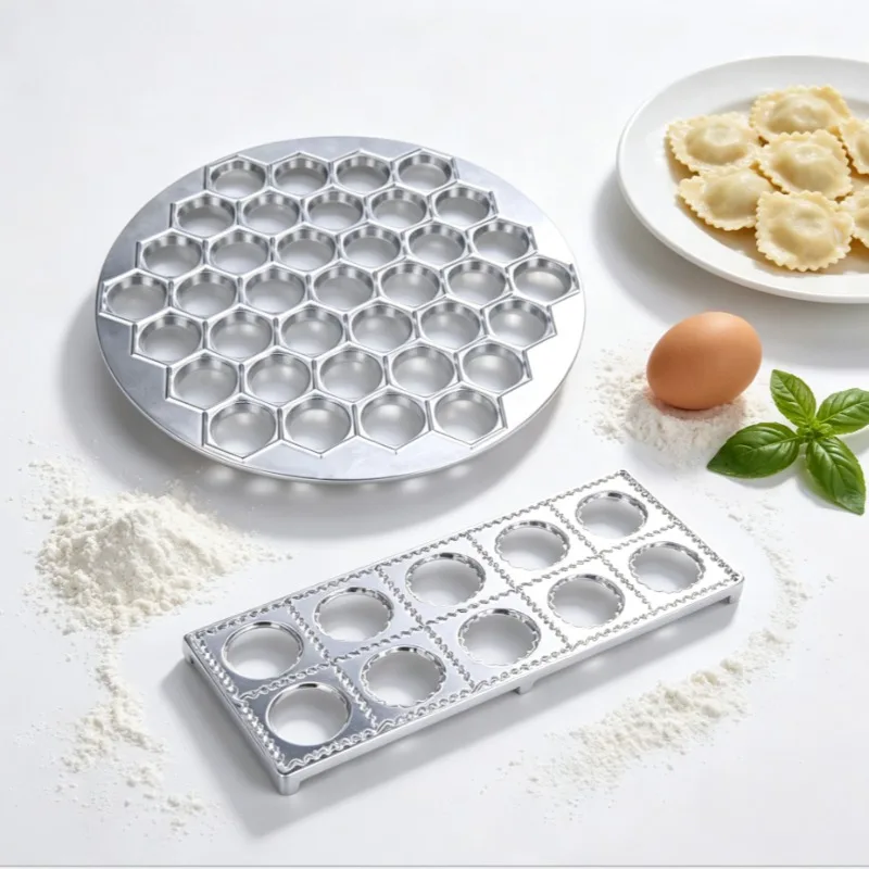 Pierogi Press,Ravioli Maker Press Pelmeni Mold,Russian Wonton Maker Mold,Ravioli Stamp Pasta Making,Russian Ravioli Maker