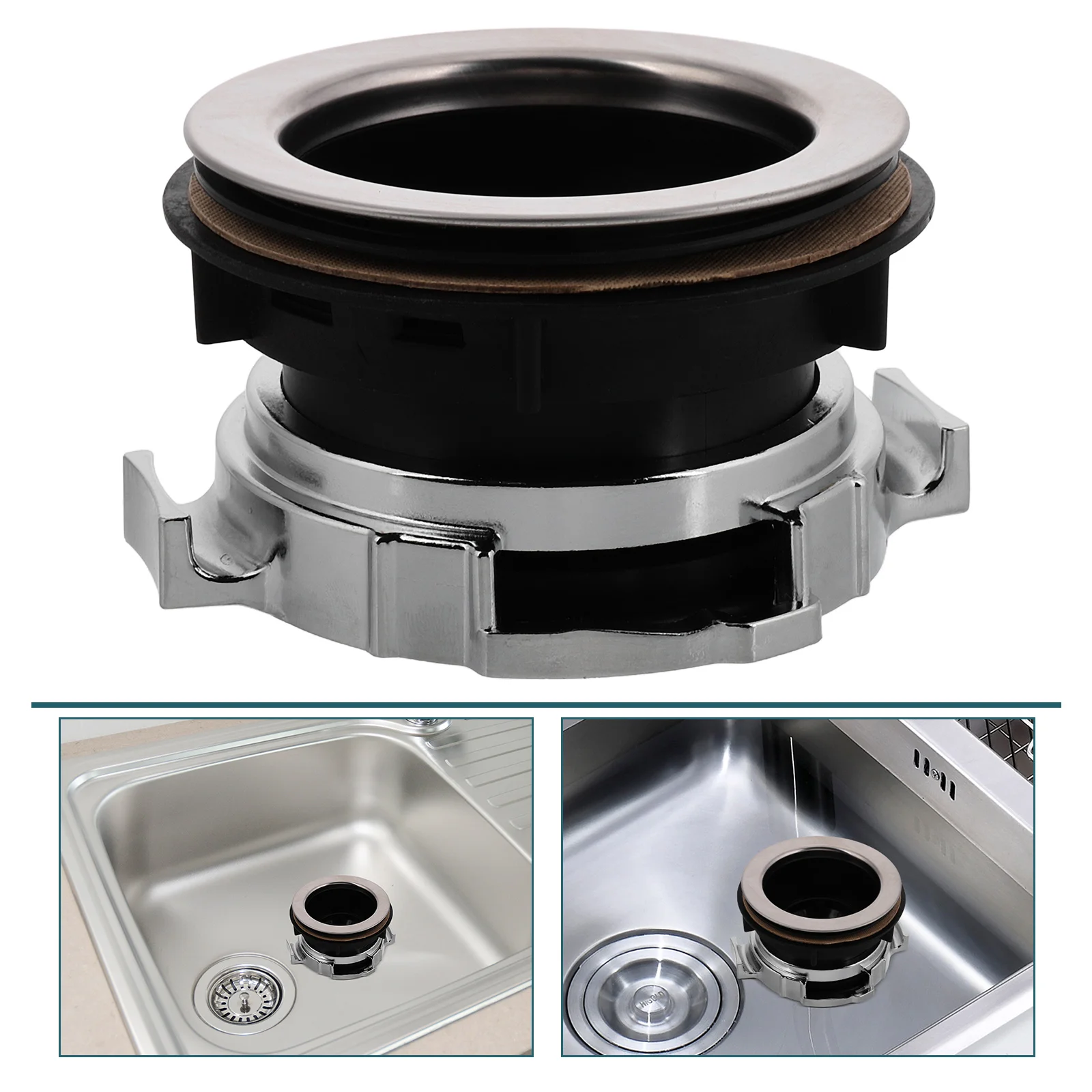 Garbage Disposer Food Sink Crusher Drain Drainer Disposal Parts Household Flange Fittings 110 Metal Splash Guard Locking Nut