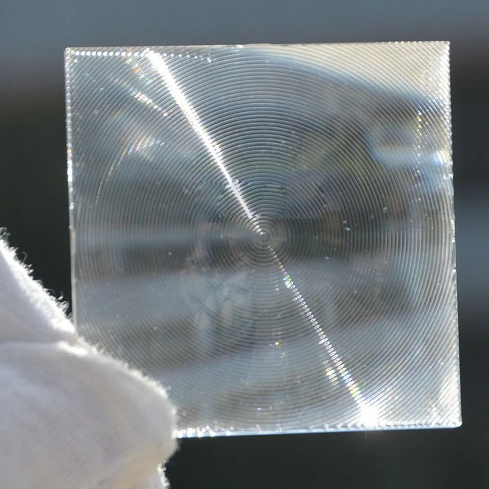 30x30mm 40x40mm 50x50mm 100x100mm Square Fresnel Lens PMMA for Solar Projector Condenser LED Magnifying Glass