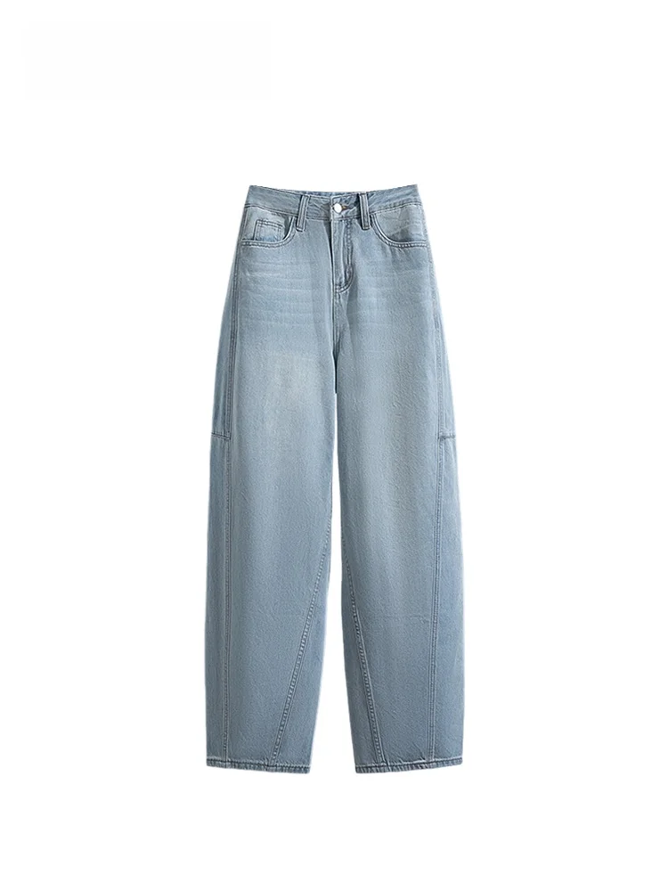 

Джинсы женские CaraCLUB с высокой талией, больших размеров, из денима, новинка ранней весны, модные, скрывающие недостатки фигуры, для фигуры типа «груша»