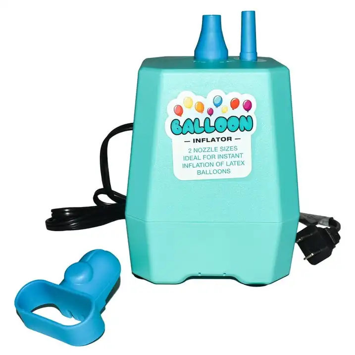 

7" Blue Electric Balloon Inflator, with Extendable Tip and Balloon Knotter, by Way To Celebrate