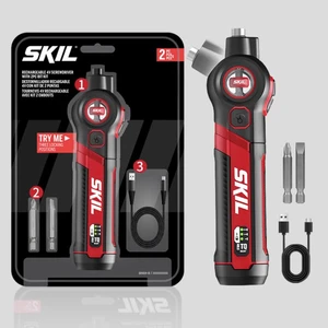 SKIL Mini Elétrica Set chave de fenda, inteligente, escalável, sem fio, Elétrica Screw Driver Set, USB recarregável, ferramentas de perfuração, 5619, 4V 10 principais vendas skil ferramentas - №5