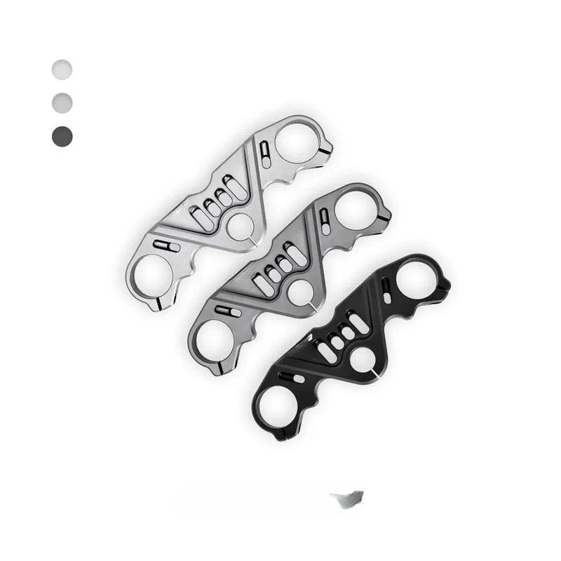 2026 New, High Quality RCR OEM Customized Aluminum Alloy Triple Clamp for Kawasaki ZX4RR Lightweight CNC Machined Handlebar
