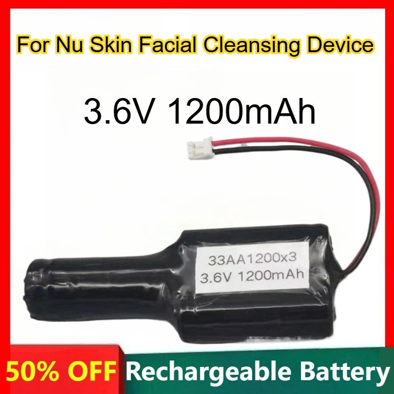 

33AA Lithium-ion Battery 3.6V 1200mAh for Nu Skin Facial Cleansing Device Rechargeable Batteries pack