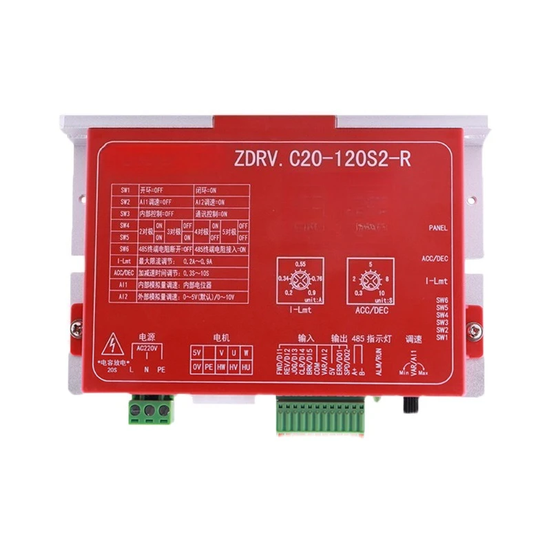 High Voltage Brushless DC Reduction Motor Driver Adjustable Speed Control Module For Automated Transmission Mechanical