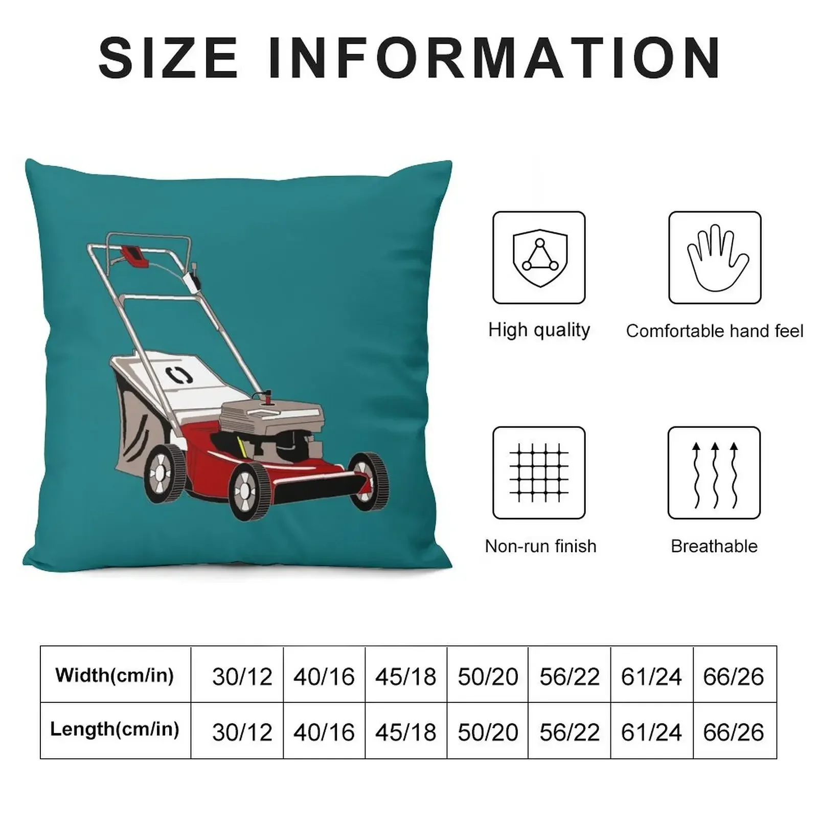 Lawnmower with Bagger Throw Pillow Christmas Pillows Cushions Home Decor pillow