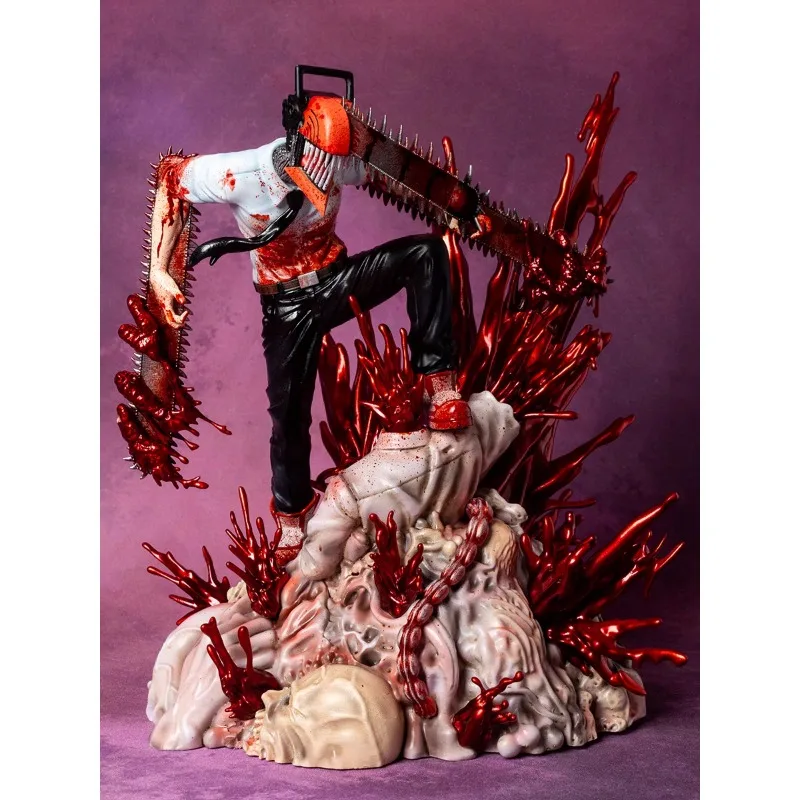 

Chainsaw Man Electric Subwave Chita Chainsaw Man Figure Two-dimensional Demon Hunter Anime Model Scene Ornament in Stock