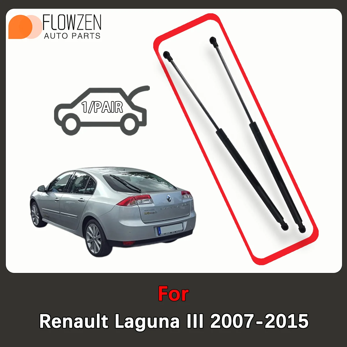 

Газовые стойки багажника, пружинная планка для Renault Laguna III 2007-2015, задняя амортизационная стойка, прижимная штанга OE 844300001R 51051503