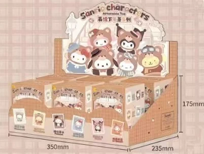 صندوق أعمى لشاي بعد الظهر البريطاني الجديد من سانريو: مجموعة دمى هالو كيتي بوشاكو كورومي اللطيفة، هدية عيد ميلاد للفتيات! #6