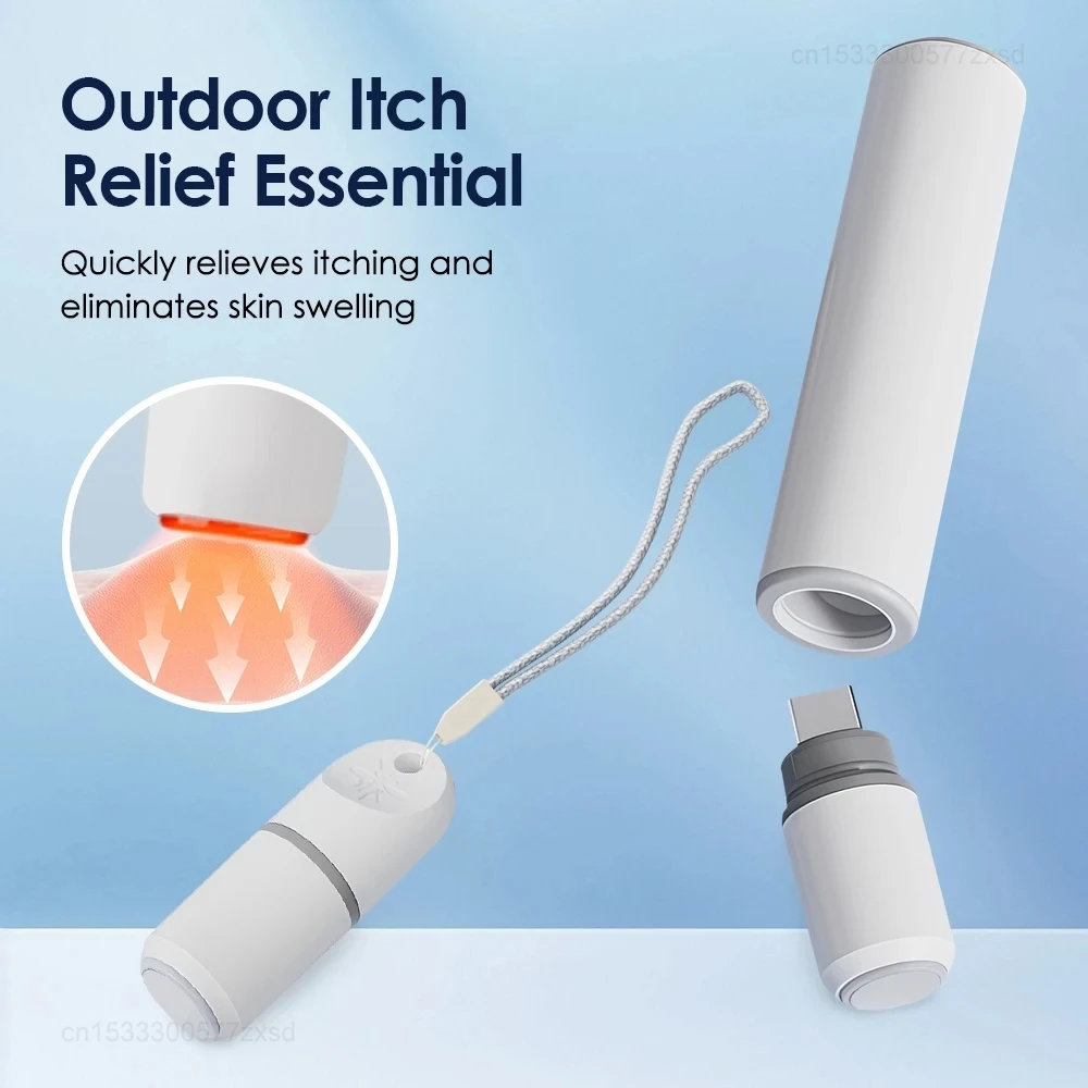 1/2pcs Electronic Mosquito Bite Pen Chemical-Free Mosquito Insect Relieve Itching Pen Potable Anti-itch Pen for Camping Travel