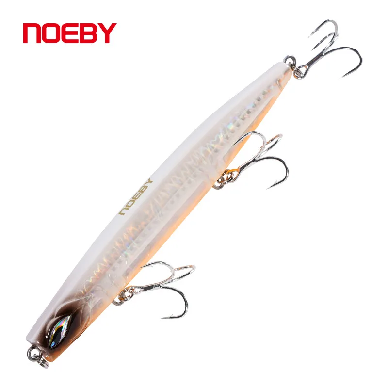 Noeby Sinking Pencil Jig Fishing Lure 130mm 38g Long Cast Distance Wobblers Stickbait Artificial Hard Bait Sea Fishing Lures