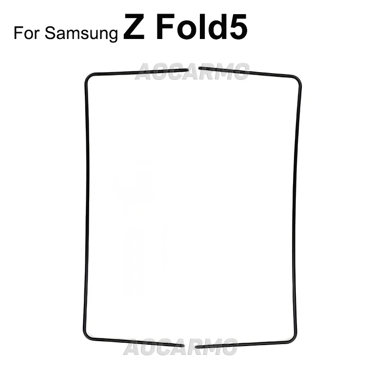Aocarmo For Samsung Galaxy Z Fold 2 3 4 5 6 Fold 7 Fold6 Front Screen Stand Middle Bezel Frame LCD Display Bracket Plastic Hoder image 4