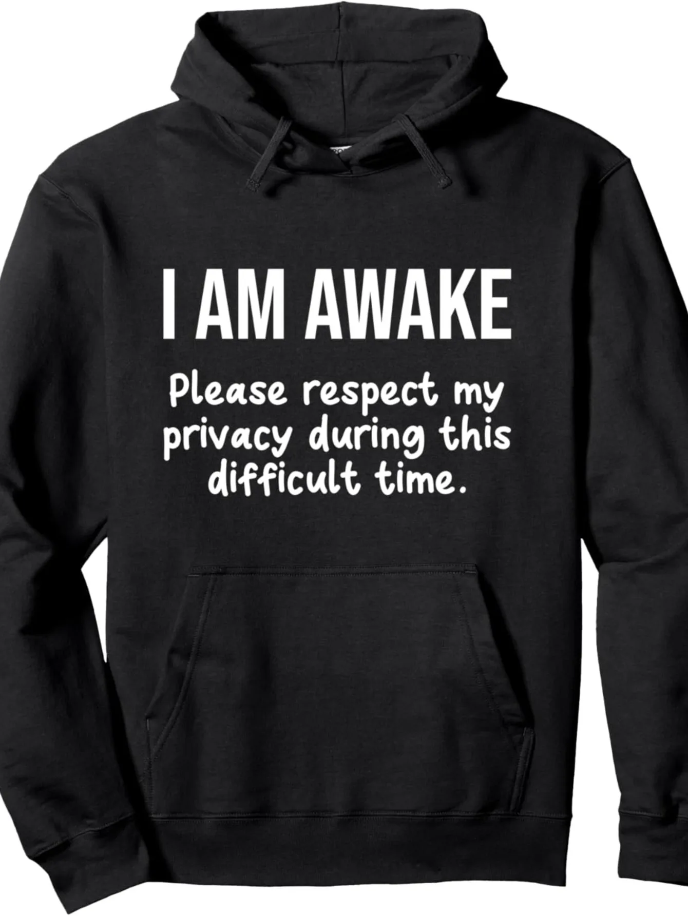 

Простая хлопковая толстовка с атластичным сообщением для конфиденциальности, трикотажная ткань из 60% хлопка 40% полиэстера, однотонная.