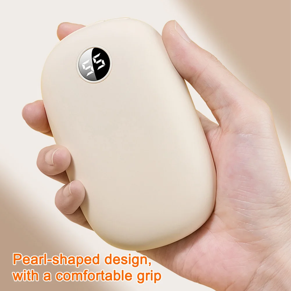 2 In 1 Hand Warmer Powerbanks Multi Heat Settings Pocket Hand Heaters USB Powered Long-Lasting Pocket Handwarmer Warm Tool view 5