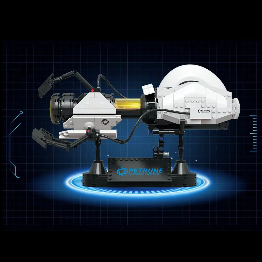 667PCS Transfer Gun Model Building Blocks Kit Game Series Small Particle Assembled Toy Ornament Kid Birthday Gifts JD127