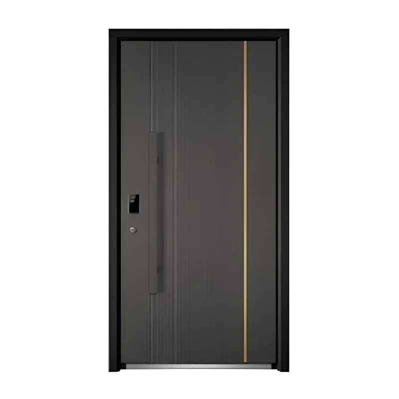 Heavy Duty Metal Security Door Fireproof Waterproof Modern Steel Commercial Outdoor Use