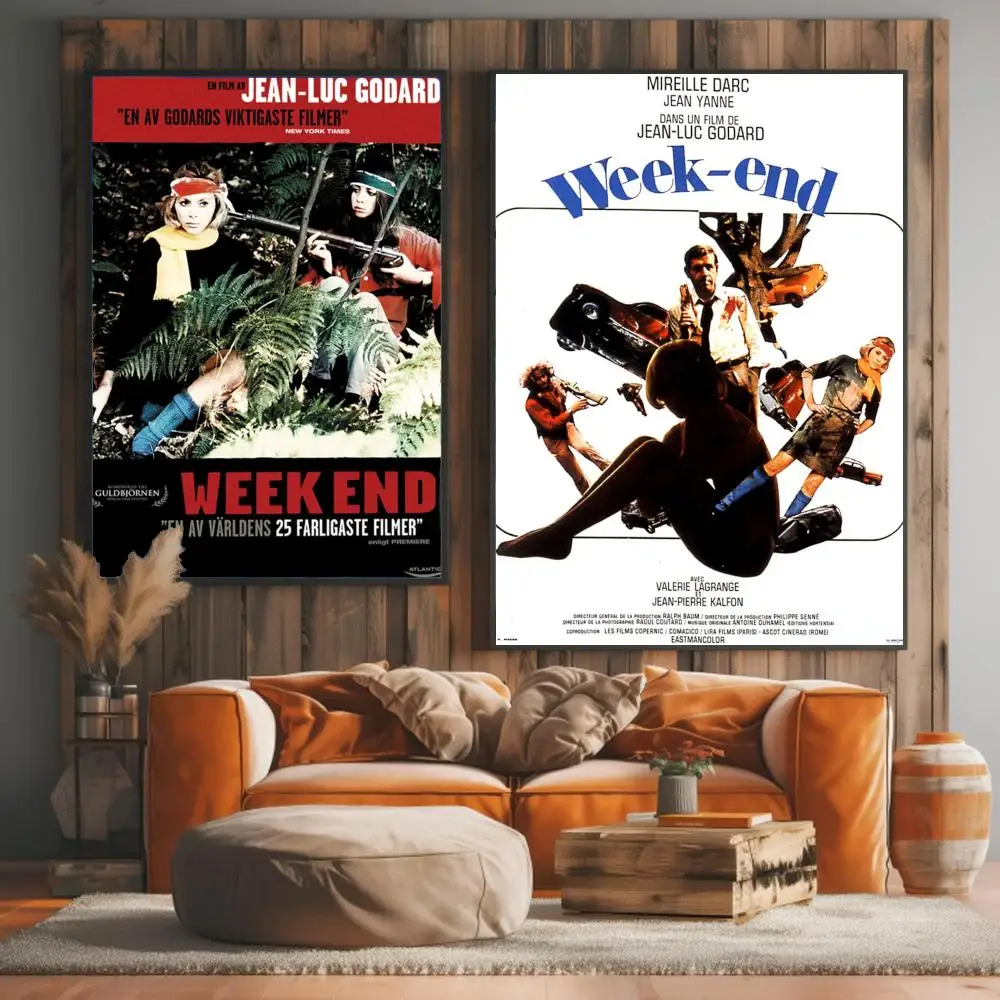 classic movie W-Weekend-D Painting Calligraphy Elegant Botanical Decor for Living Room Modern Interior Design