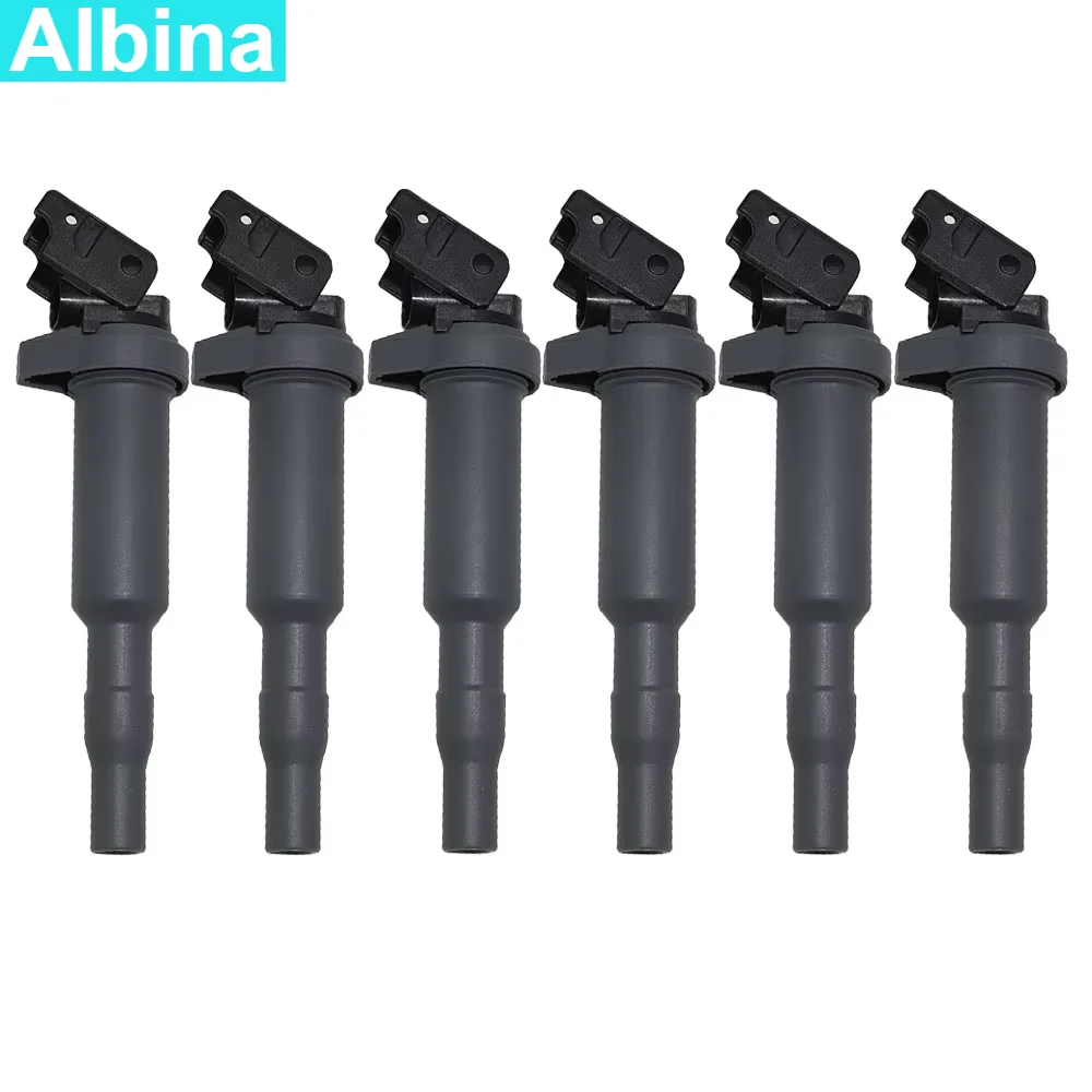 0221504463 12137548553 12137594936 6PCS Ignition Coil Car Accessories Fit BMW 3 5 Series E90 E91 E60 E61 325i 525xi 2005-2010