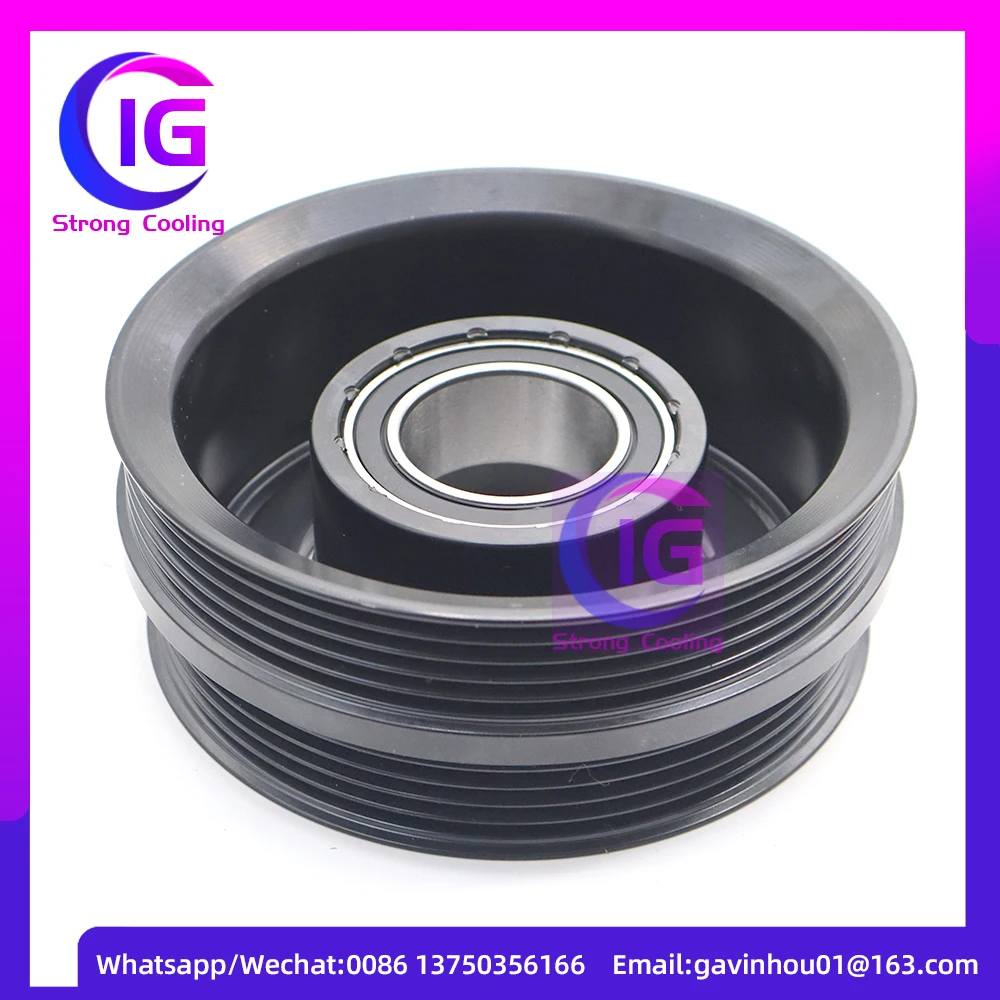 Polia do Compressor de Ar Condicionado (AC) para Volvo C30 S40 V50 C70 Kuga Focus 1.6 2.5 DKS15D 1466258 1476878 1673990 30761391 1 peça