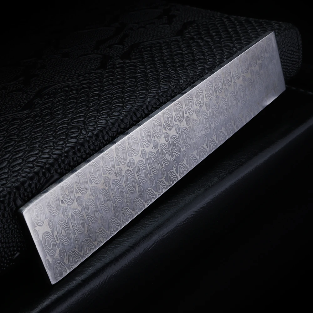 

【160*30*3】Forged Damascus steel raw material, knife blade, embryo pattern steel bar DIY, quenched