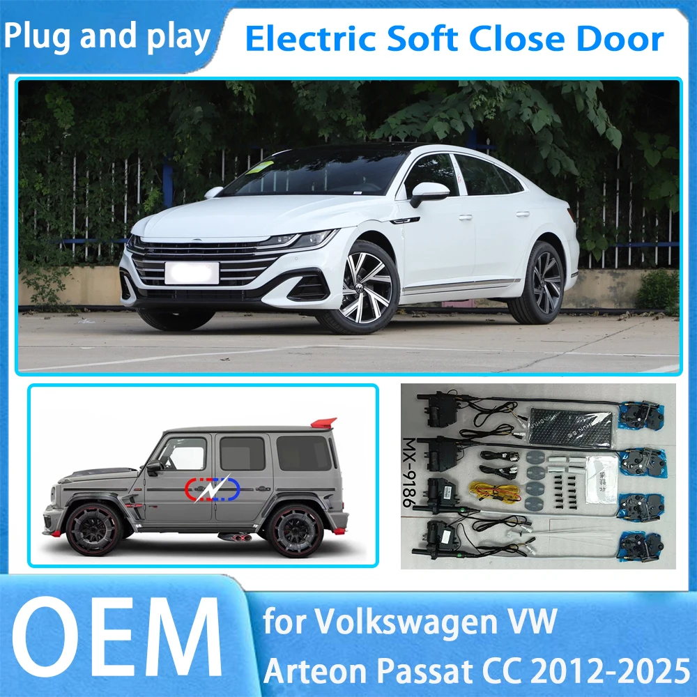 for Volkswagen VW Arteon Passat CC 2012-2025 OEM Car Soft Close Door System Automatic Electric Auto Pull Power Latch Power
