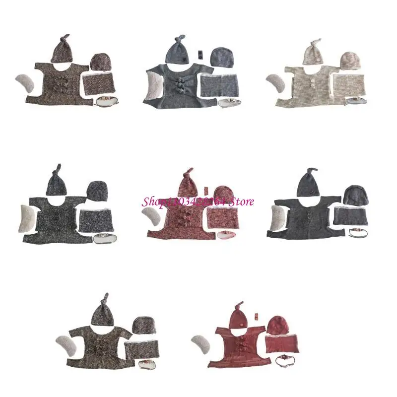Baby Photo Suit Photo Posing Wrap Set Photo Outfit Newborn Shower Gift