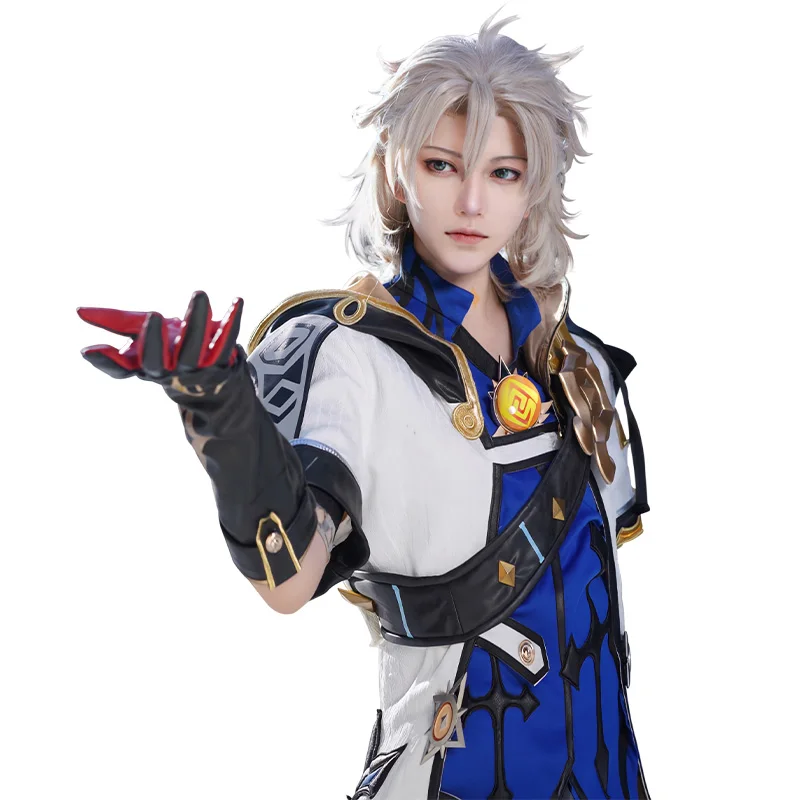 Genshin Impact Albedo Cosplay Costume, Halloween Party, Christmas Role Playing, Comic in stock, S-XL, New Sexy Costume