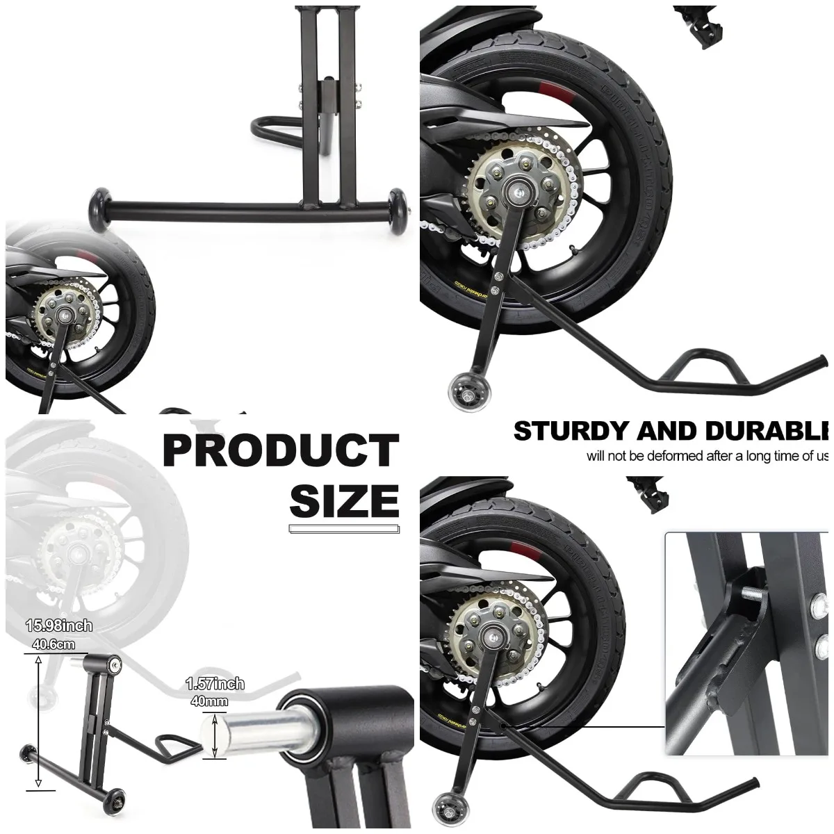 

Задняя подставка для мотоцикла с штифтом 40,4 мм для Multistrada 1260, Panigale V4, тройная скорость