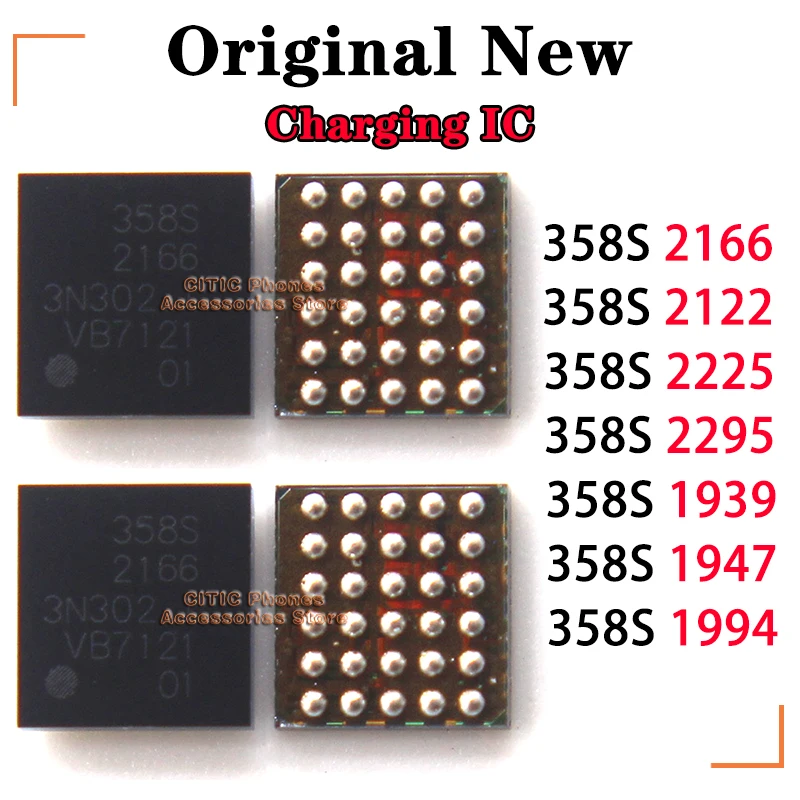 

10pcs 100% Original New 358S 2166 2122 2225 2295 1939 1947 1994 BGA Chipset Charging IC Chip