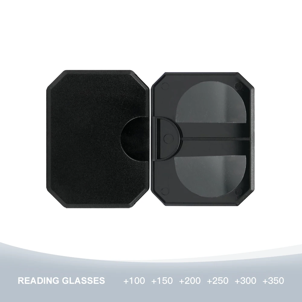 

Stick-on Bifocal Reading Lenses Clear Magnifying Reader Lenses for SunglassesGlasses Reusable No Water Needed