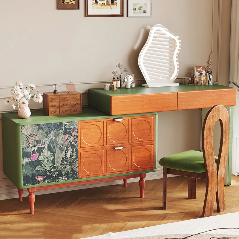 

Modern Accessories Vanity Table Women Drawers Storage Jewelry Cosmetics Dressing Table Coffee Chair Vestidores Home Furniture
