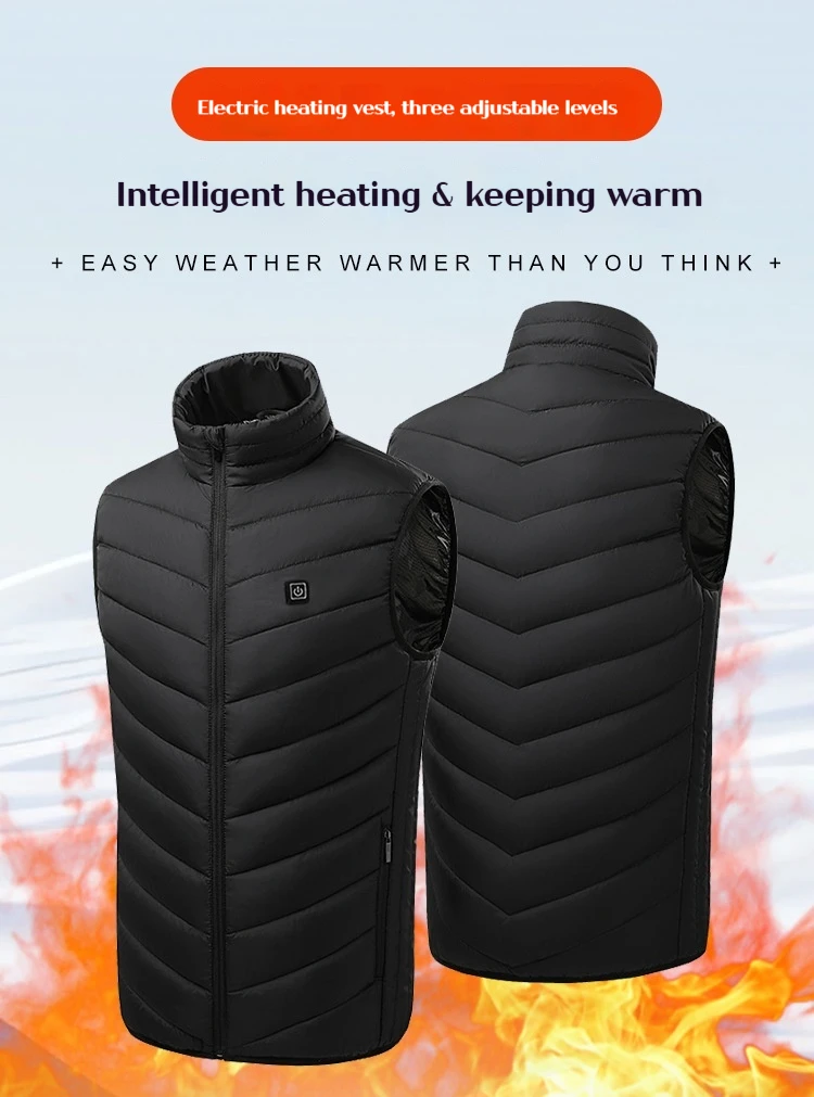 Heated Vest USB Rechargeable for Men Women Intelligent Heating Vest with Constant Warmth Washable Winter Thermal Vest Gift S-8XL