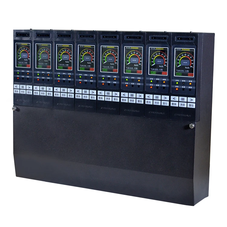 

8 Channels Gas Detector Controller Gas Control Panel