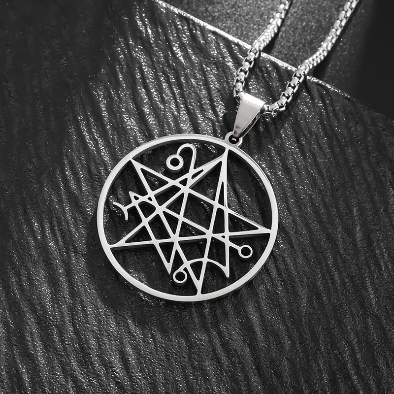 Fashionable, Creative, Simple, Mysterious Rune Pendant Necklace, Casual and Versatile Jewelry for Men and Women