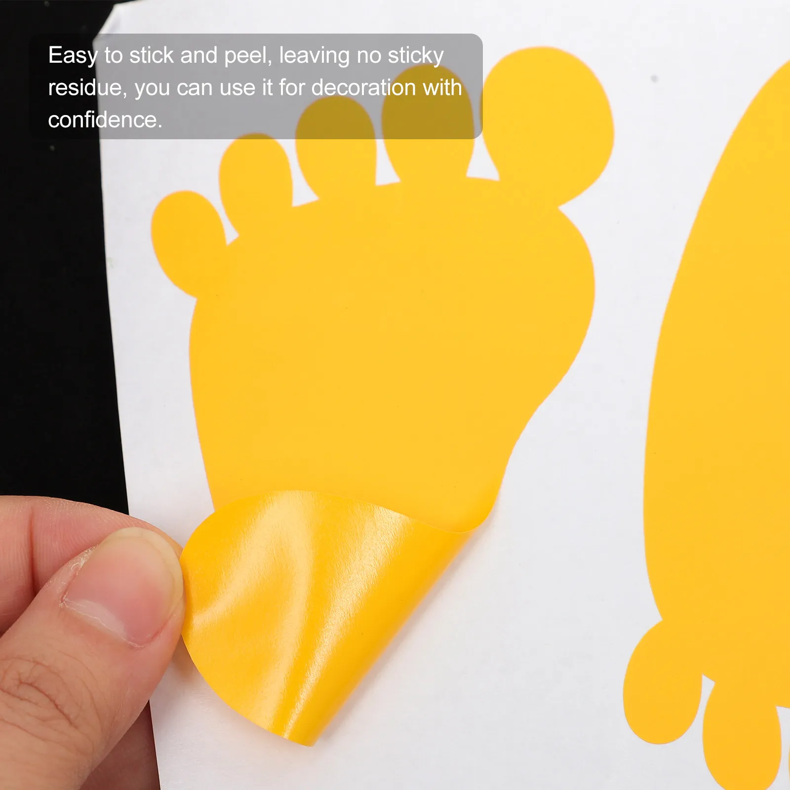 20Pairs Handprints Footprints Stickers Waterproof PVC Wall Decal for Room Kindergarten Wall Decoration Home Interior Decor