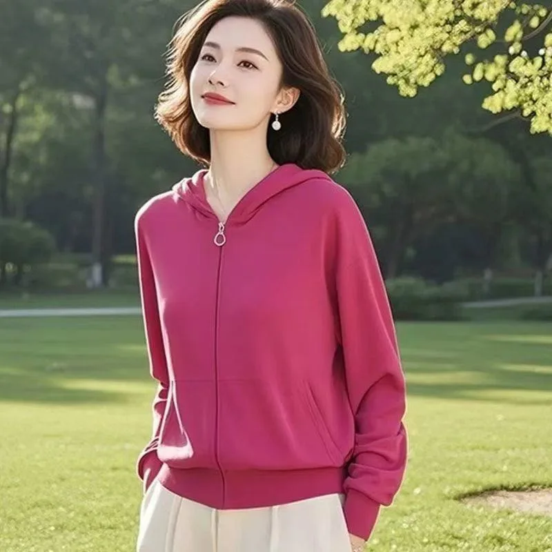 Stylish Base Shirt Korean plus Size Women's Spring Autumn New Fashionable Short Coat Ladies' Top Trendy Commute Style