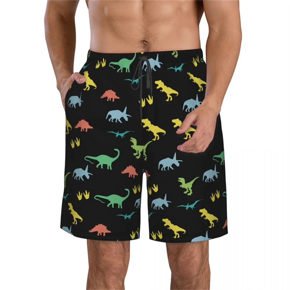 Funny Shorts Men Summer Shorts Man Elastic Waist Men's Pants 3D Animal Print Beach Breathable Board Shorts Harajuku Swim Trunks