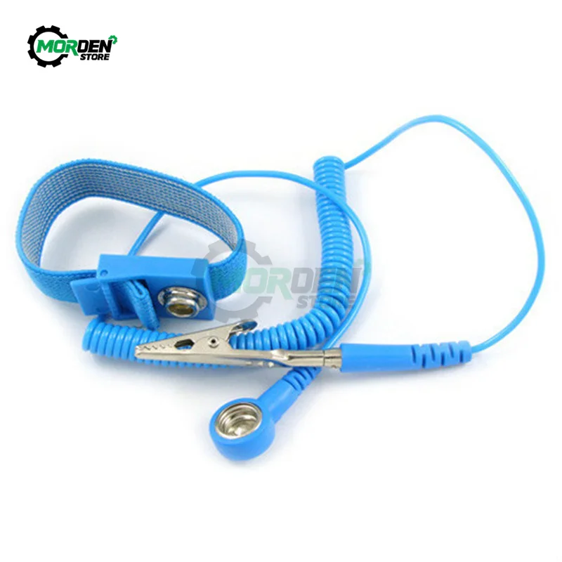 Anti Static Bracelet Electrostatic Cordless Wireless ESD Discharge Cable Wrist Band Strap Hand With Spare For Electrical Tool