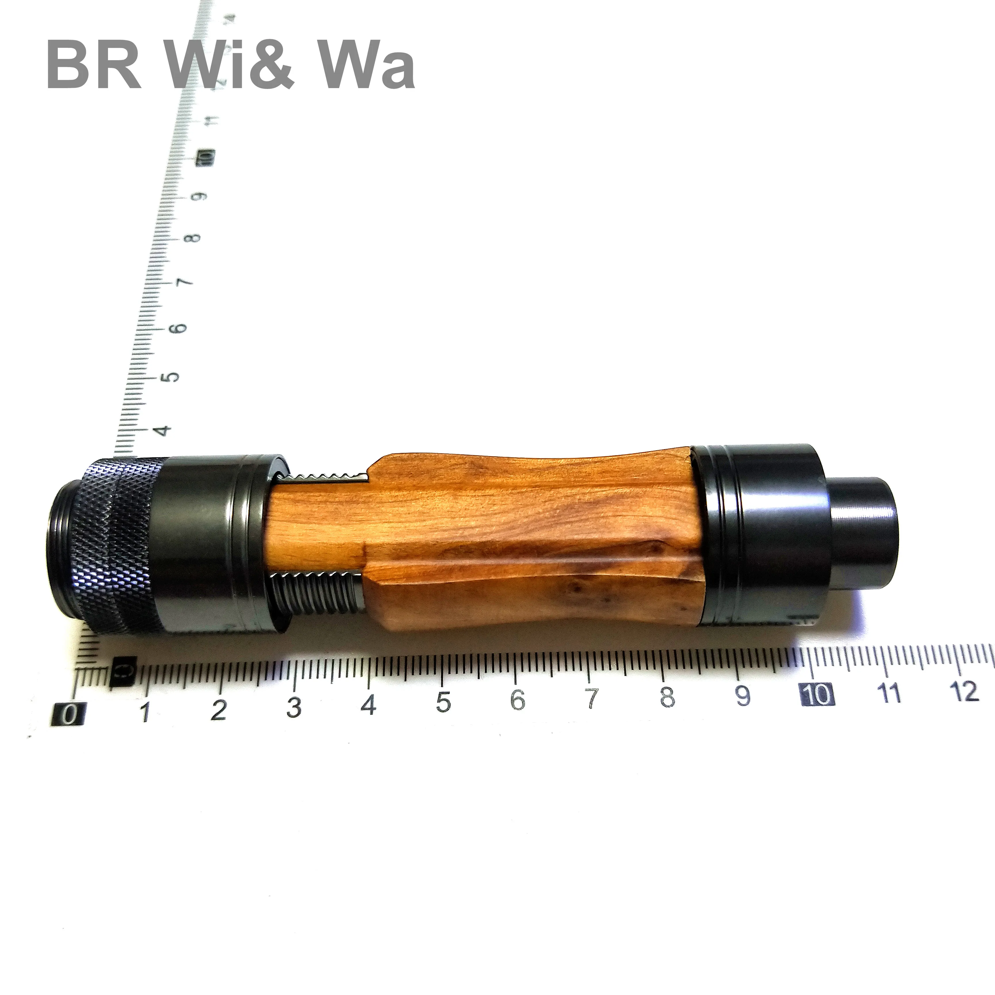 BR Wi & Wa Wood Spinning Reel Seat, Root Wood, DIY Repair Fishing Rod, Three Colors