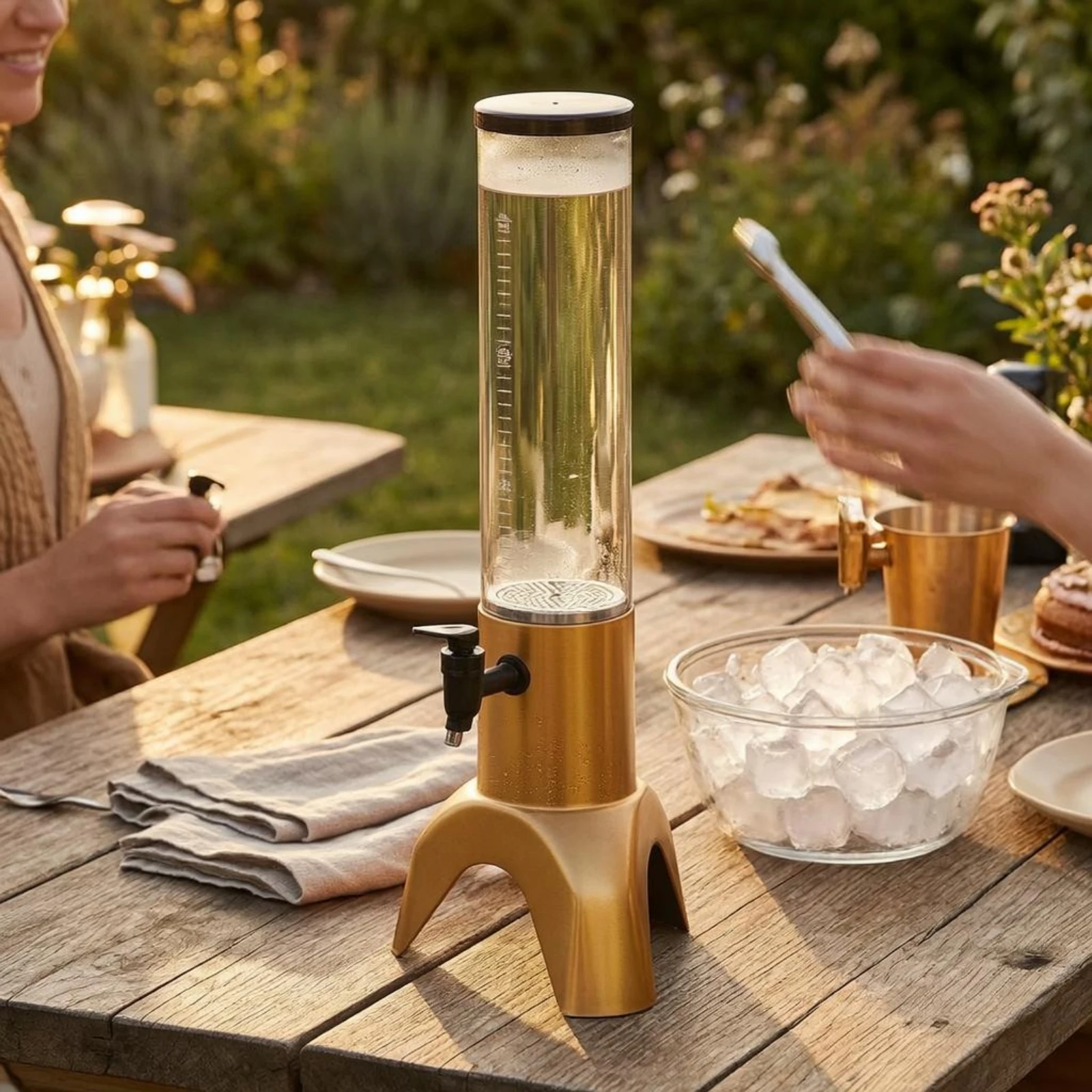 Beer Column Dispenser Clear Beer Dispenser Column Tap Easy Pour