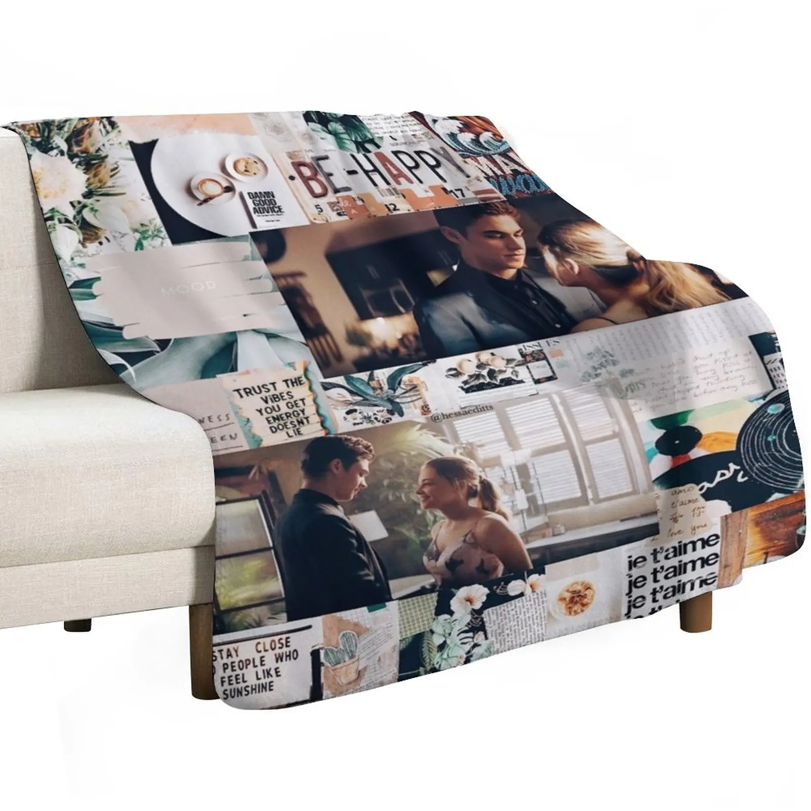 After Forever Throw Blanket Bed Fashionable Decorative Throw Fashion Sofas Heavy Plaid on the sofa wednesday Blankets