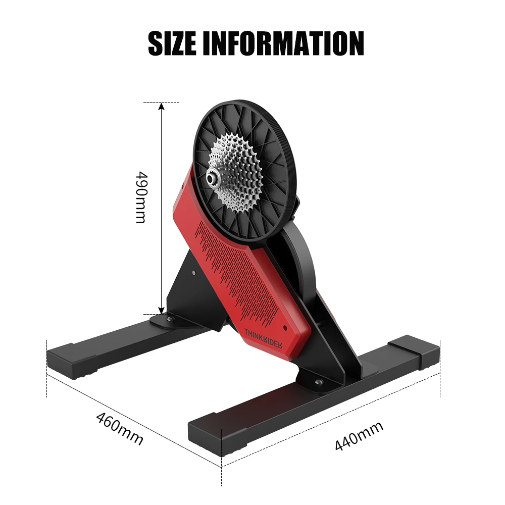 Nieuwe Thinkrider X2 Smart Bike Trainer Mtb Racefiets Home Trainer Ingebouwde Vermogensmeter Vermogensmeter Compatibel