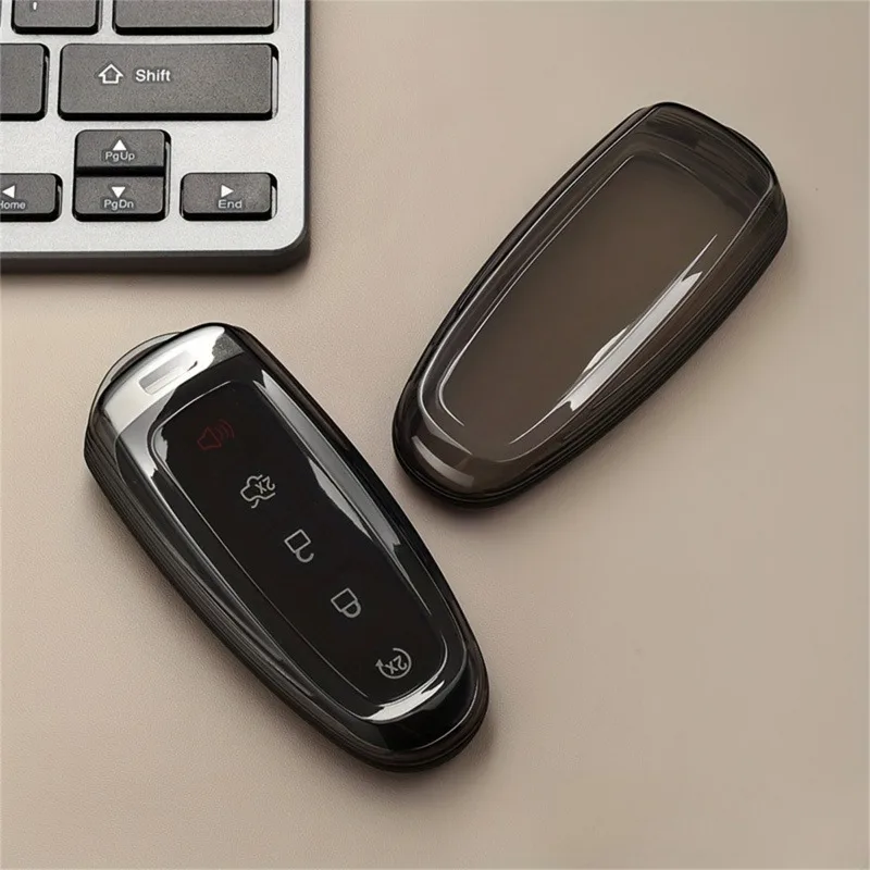 1 szt. 4/5 przycisków TPU Car Smart Key Cover, pasuje do Ford Edge Escape Explorer Flex Focus Taurus Expedition 2011-2019 Akcesoria