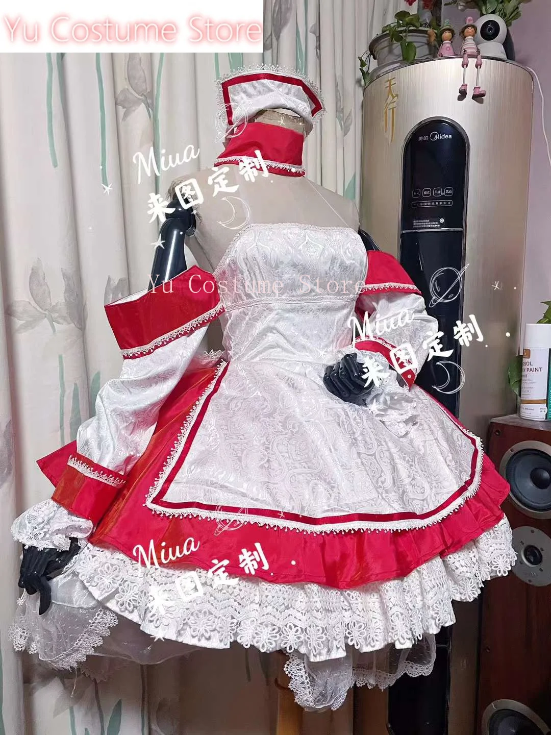 Yu Costume Chobits Elda Maid Dress  Cosplay Costume Cos Game Anime Party Uniform Hallowen Play Role Clothes Clothing