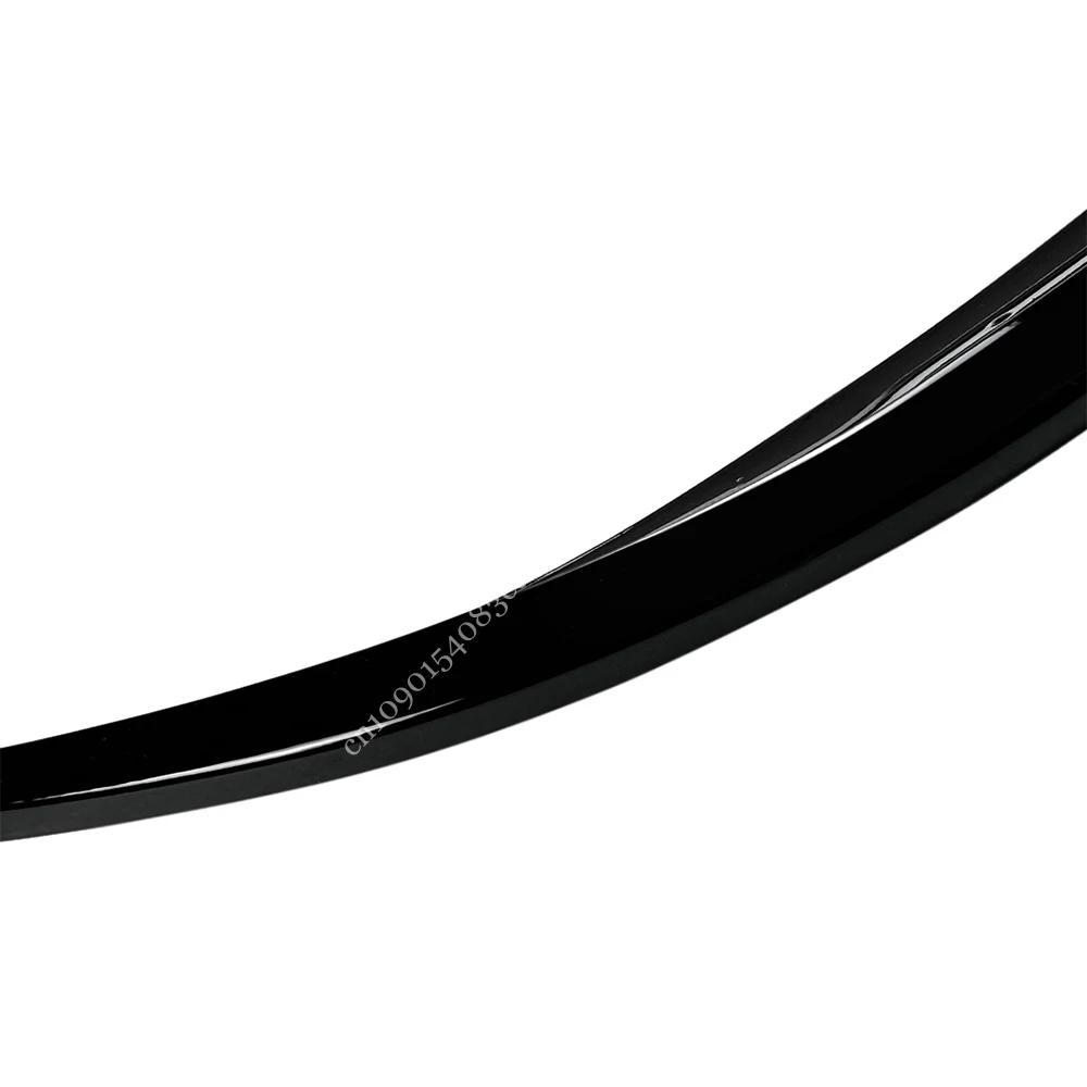 For Mercedes-Benz C Class 4Door W205 S205 C63 C63s AMG 2015-2022 Front Bumper Splitter Lip Diffuser Spoiler Gloss Black Body Kit view 6
